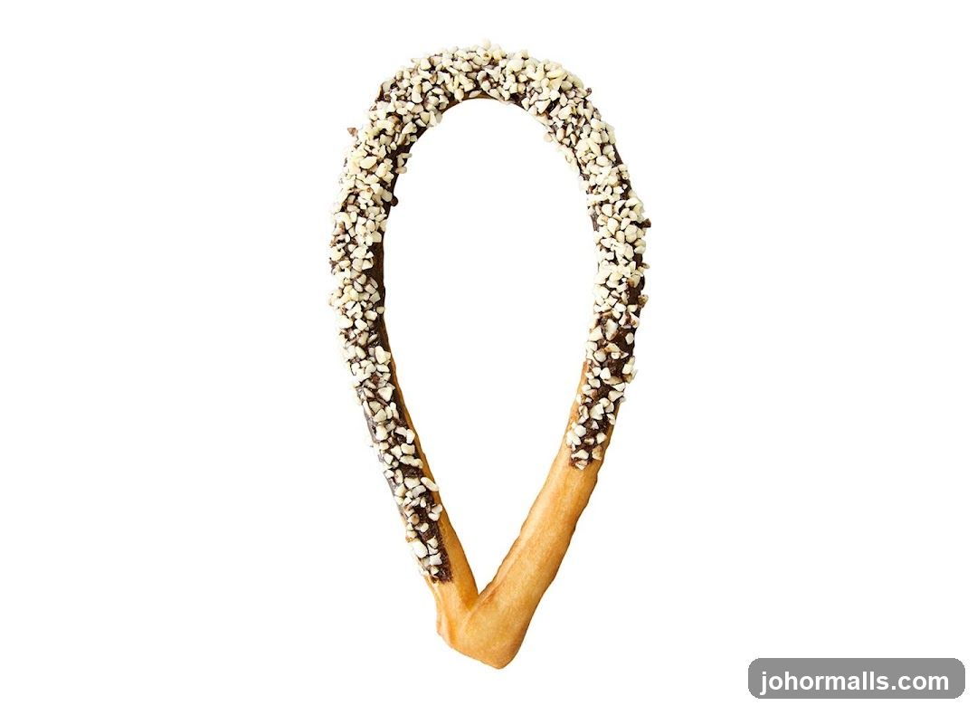 Chocolate-covered pretzel stick