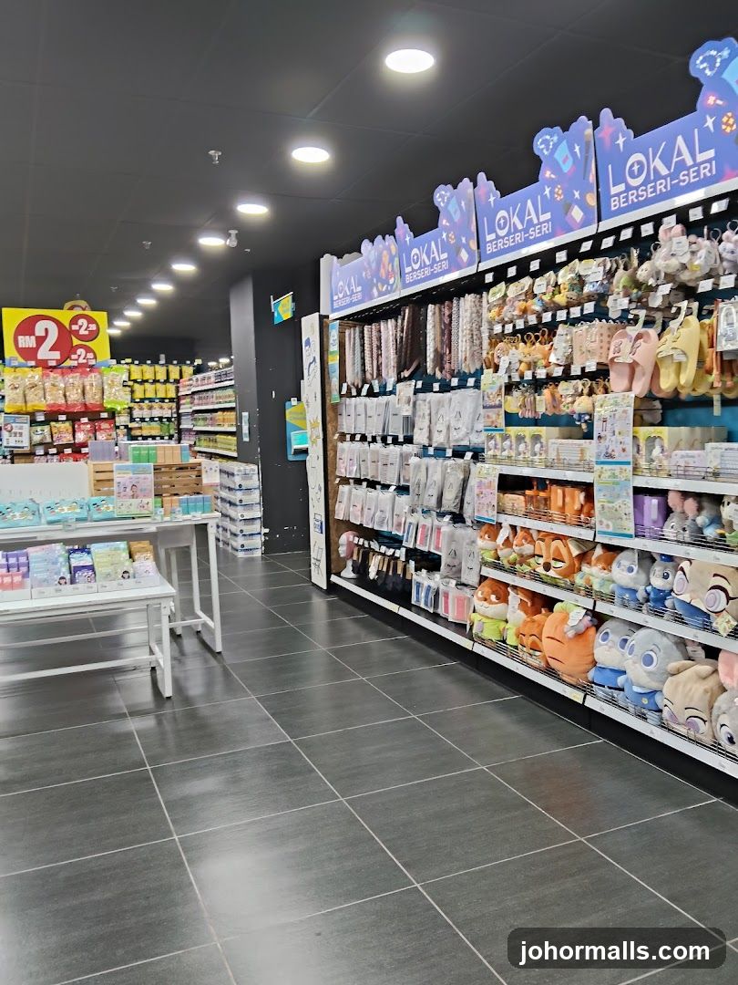Store Interior with Merchandise