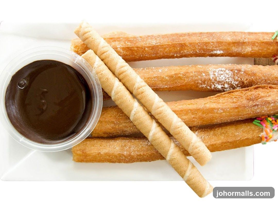 Churros with Chocolate Dip