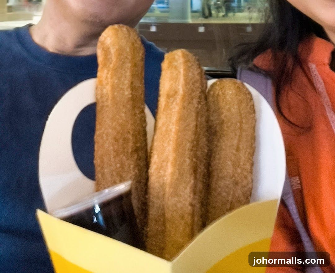 Churros with dipping sauce