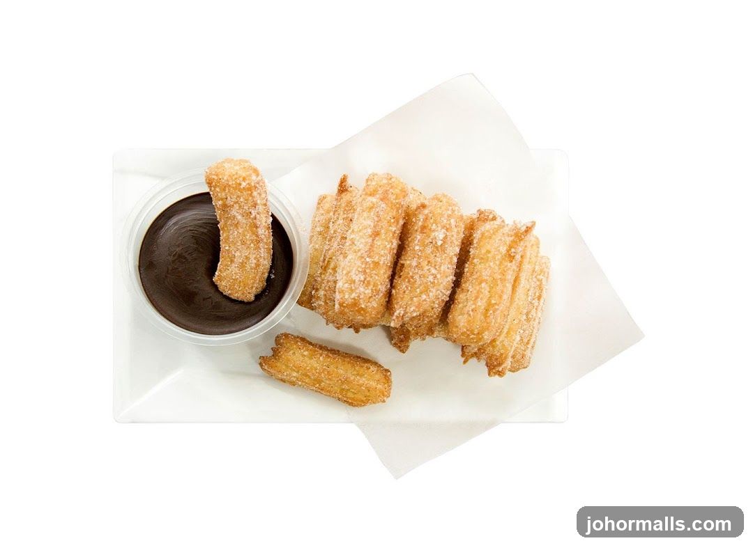 Churros with Chocolate Dip