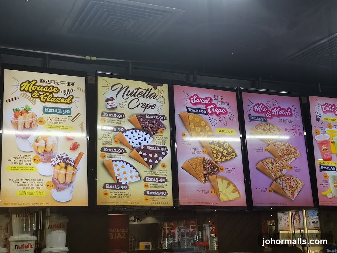 Dessert Menu