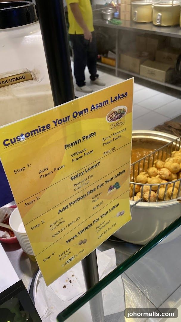 Customize Your Own Asam Laksa