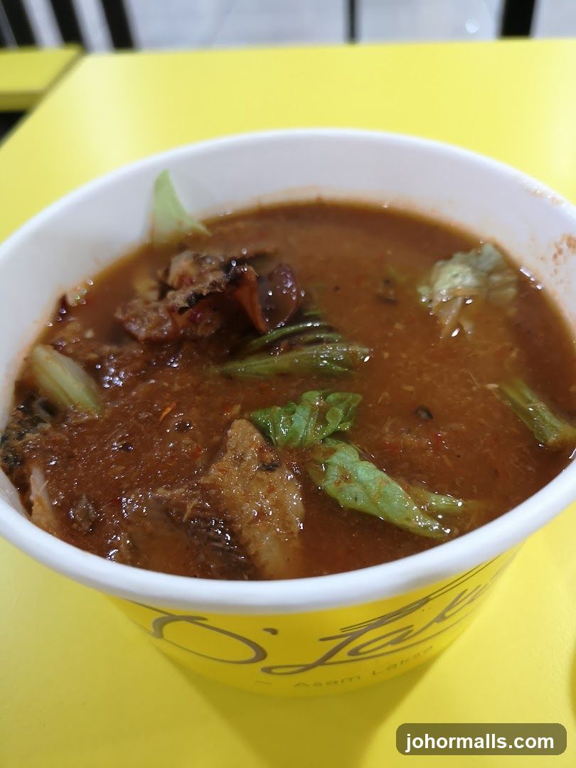 Bowl of Asam Laksa