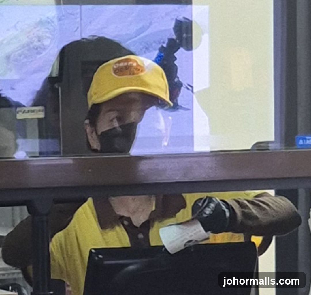 Employee at a Service Window