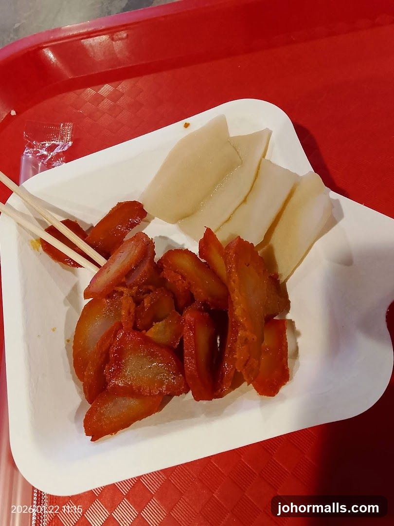 Char Siu Pork and Sliced Pears