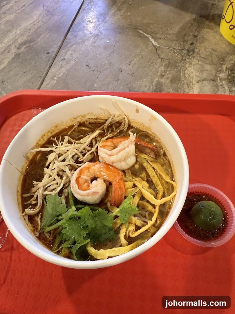 Laksa with Shrimp