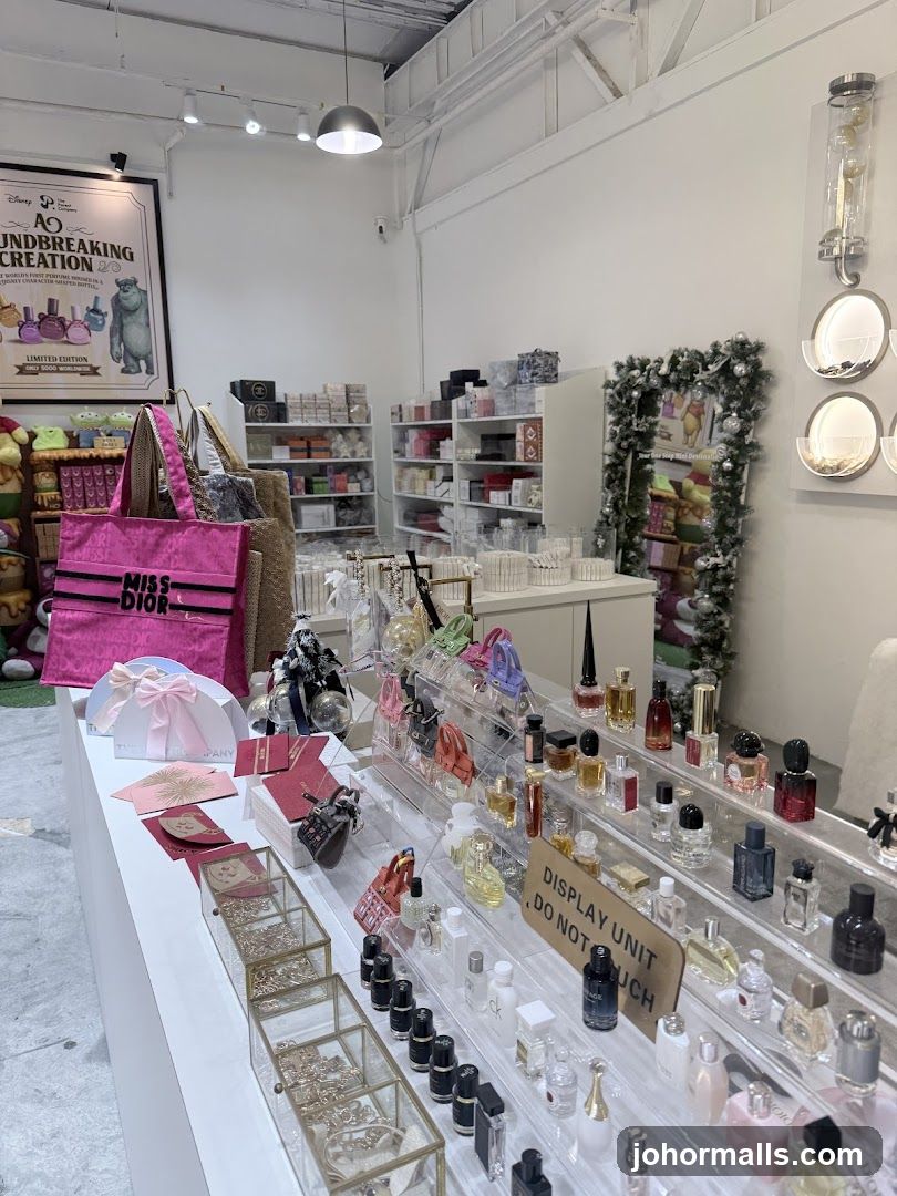 Perfume and Accessories Display