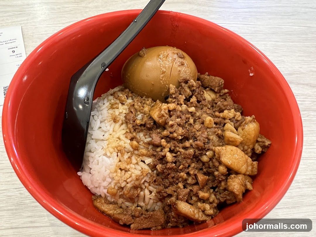 Braised Pork Rice with Egg