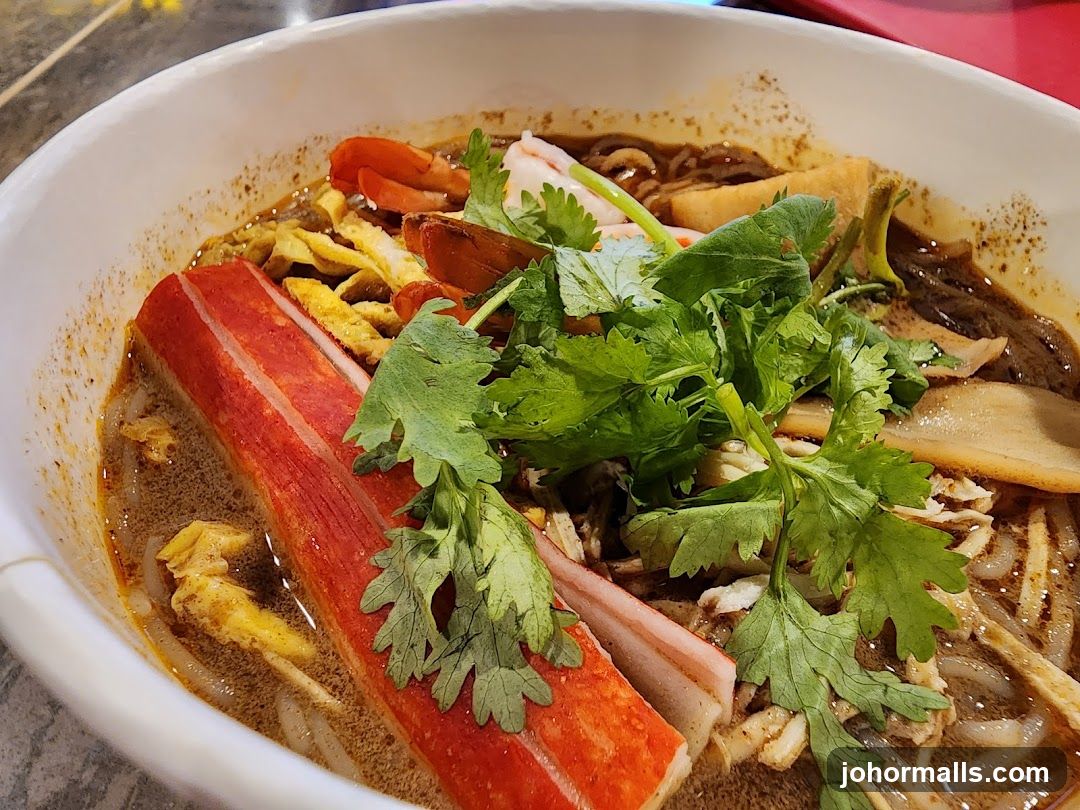 Noodle Soup with Crab Sticks