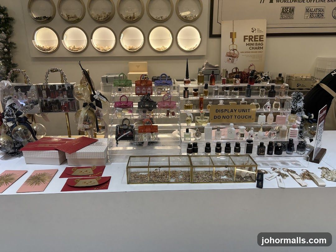 Perfume and Accessories Display