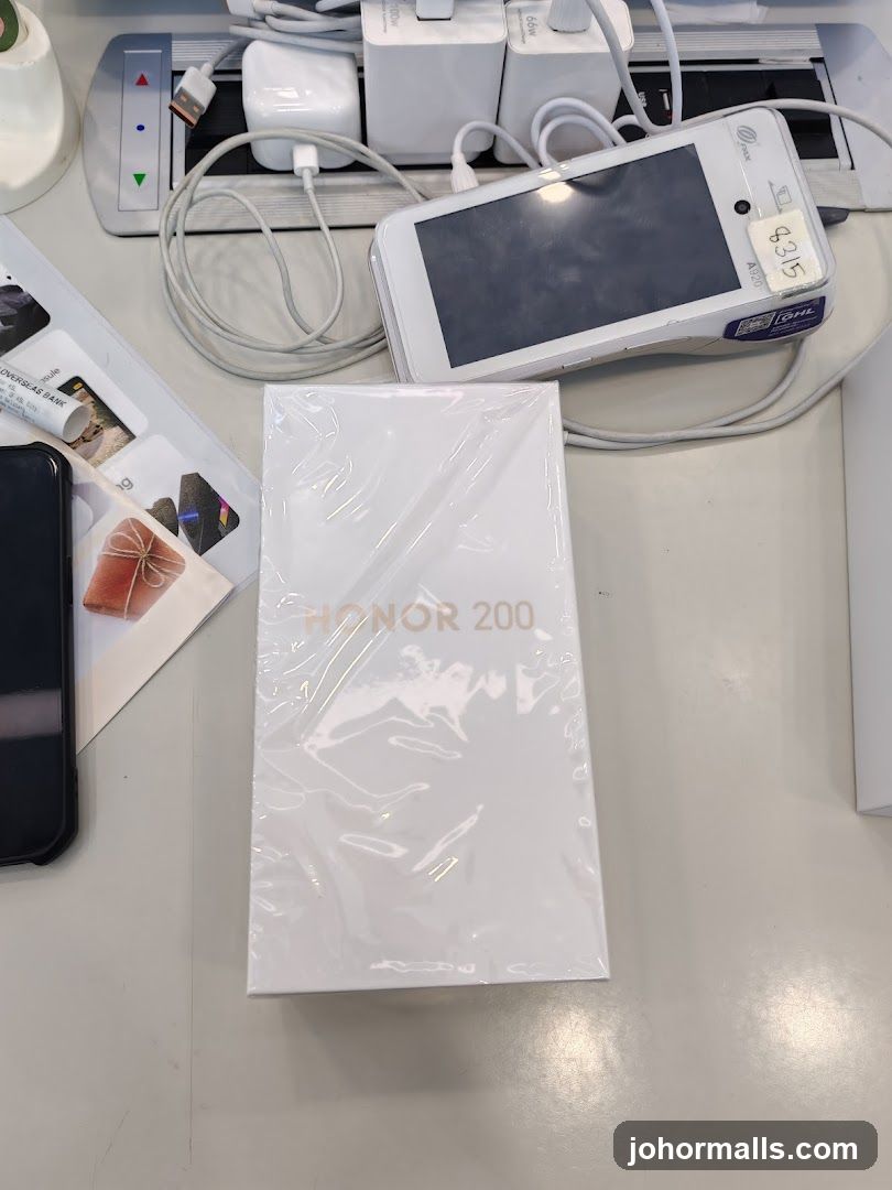 Honor 200 Box and Electronics