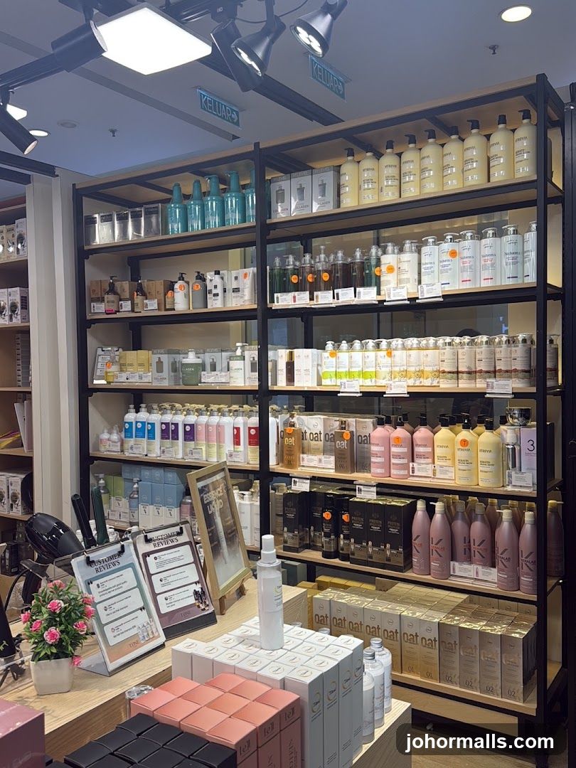 Cosmetics Store Shelves