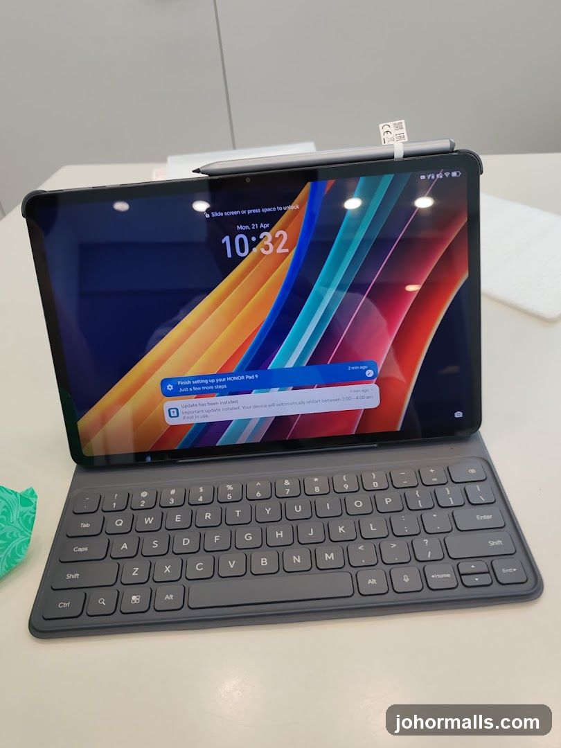 Tablet with Keyboard and Stylus