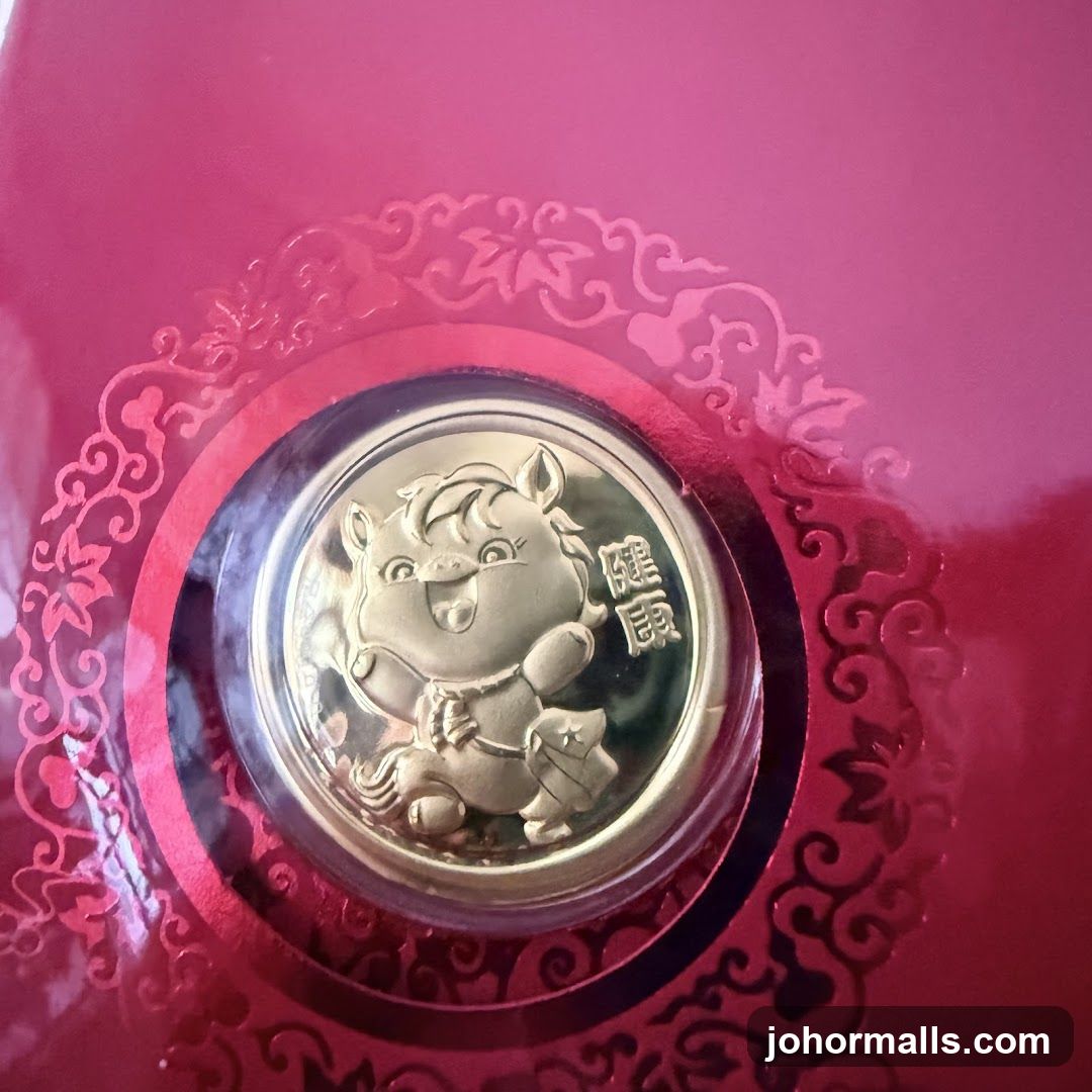 Gold Coin with Horse Design