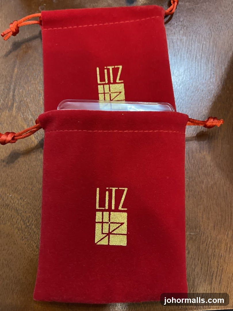 Red Pouches with Logo