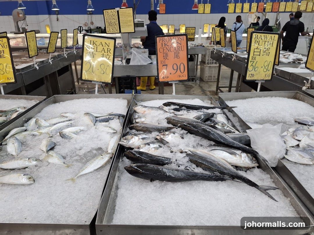 Fish Display in a Market