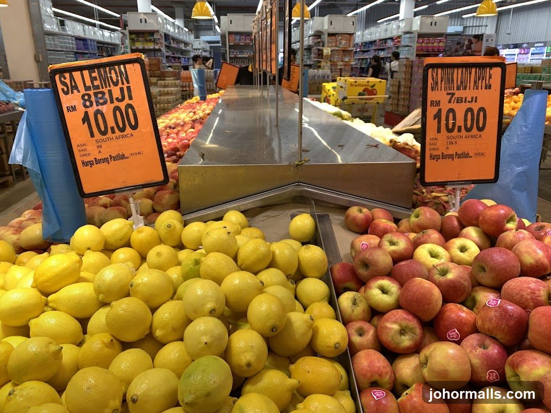Fruit Display in a Supermarket