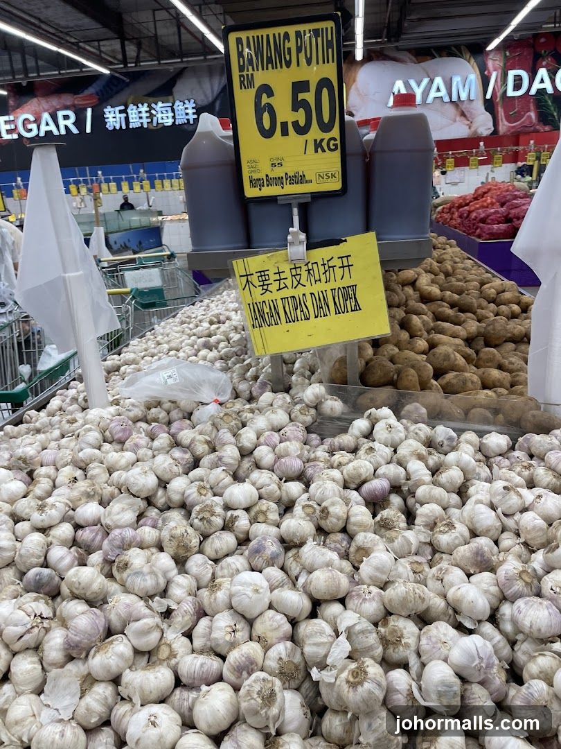 Garlic and Potatoes for Sale