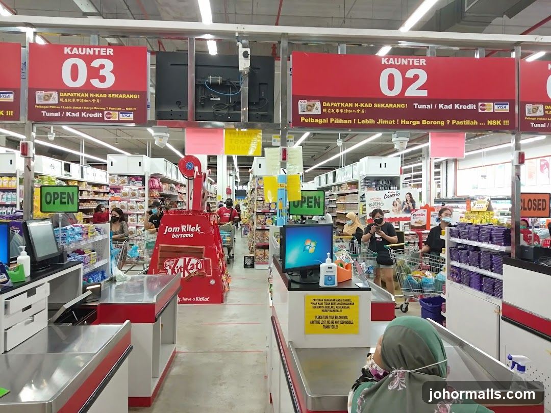 Supermarket Checkout Area