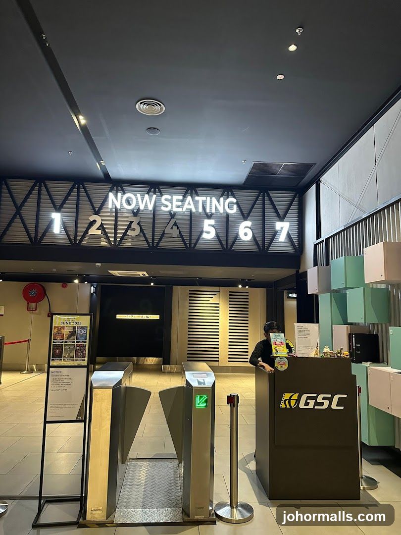 Cinema Entrance with GSC Branding