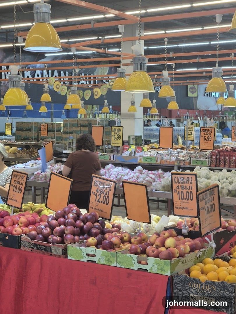 Fruit Display in Supermarket