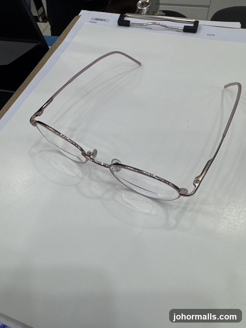 Eyeglasses on a Clipboard