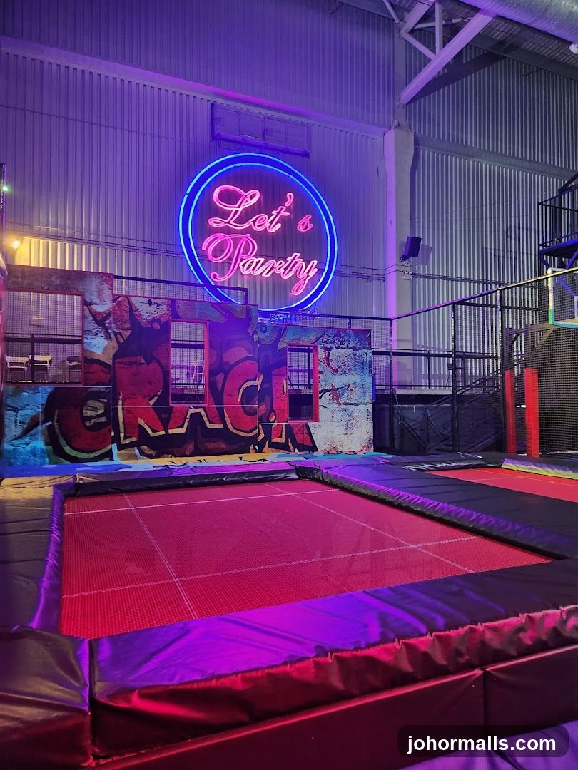 Trampoline Park Interior