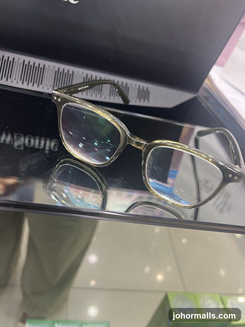Eyeglasses on Display