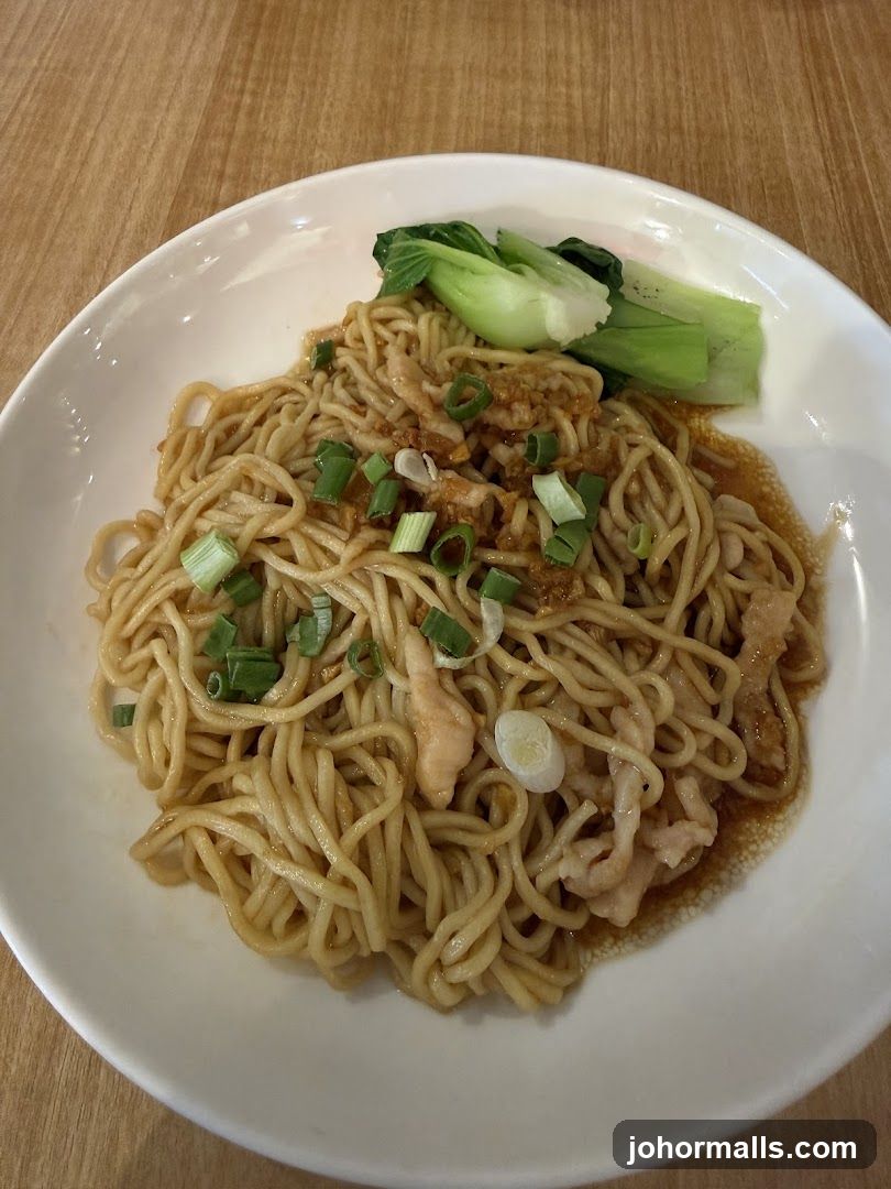 Noodles with Bok Choy