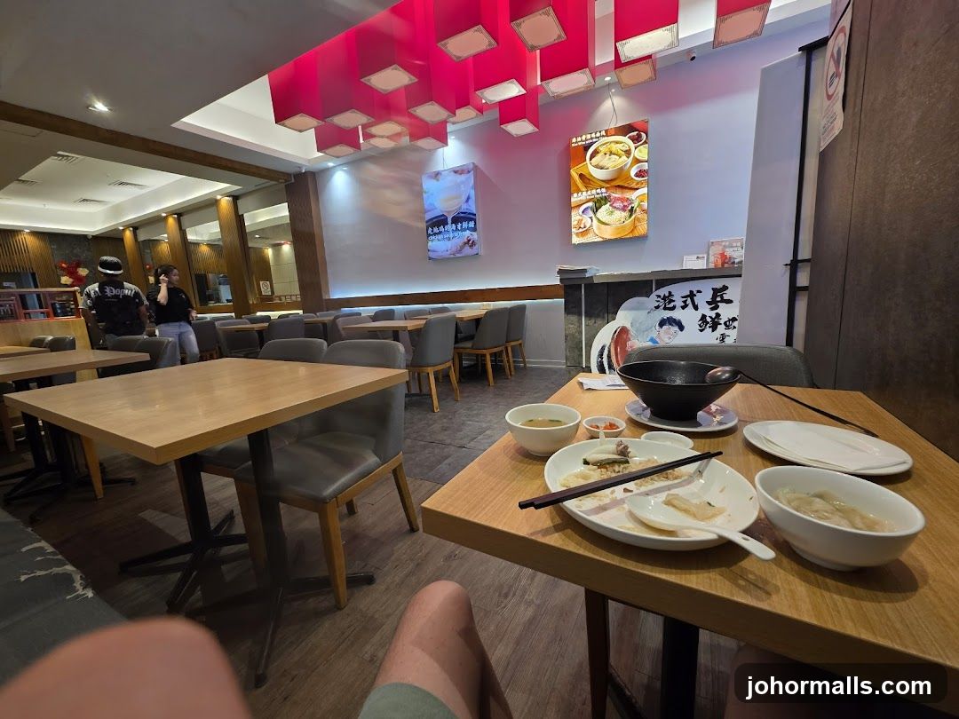 Restaurant Interior with Dining Tables