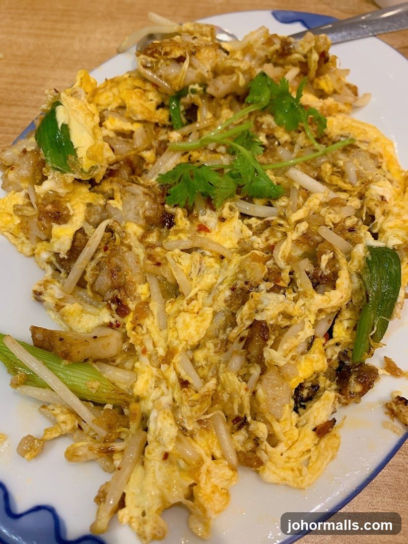 Scrambled Eggs with Bean Sprouts and Cilantro