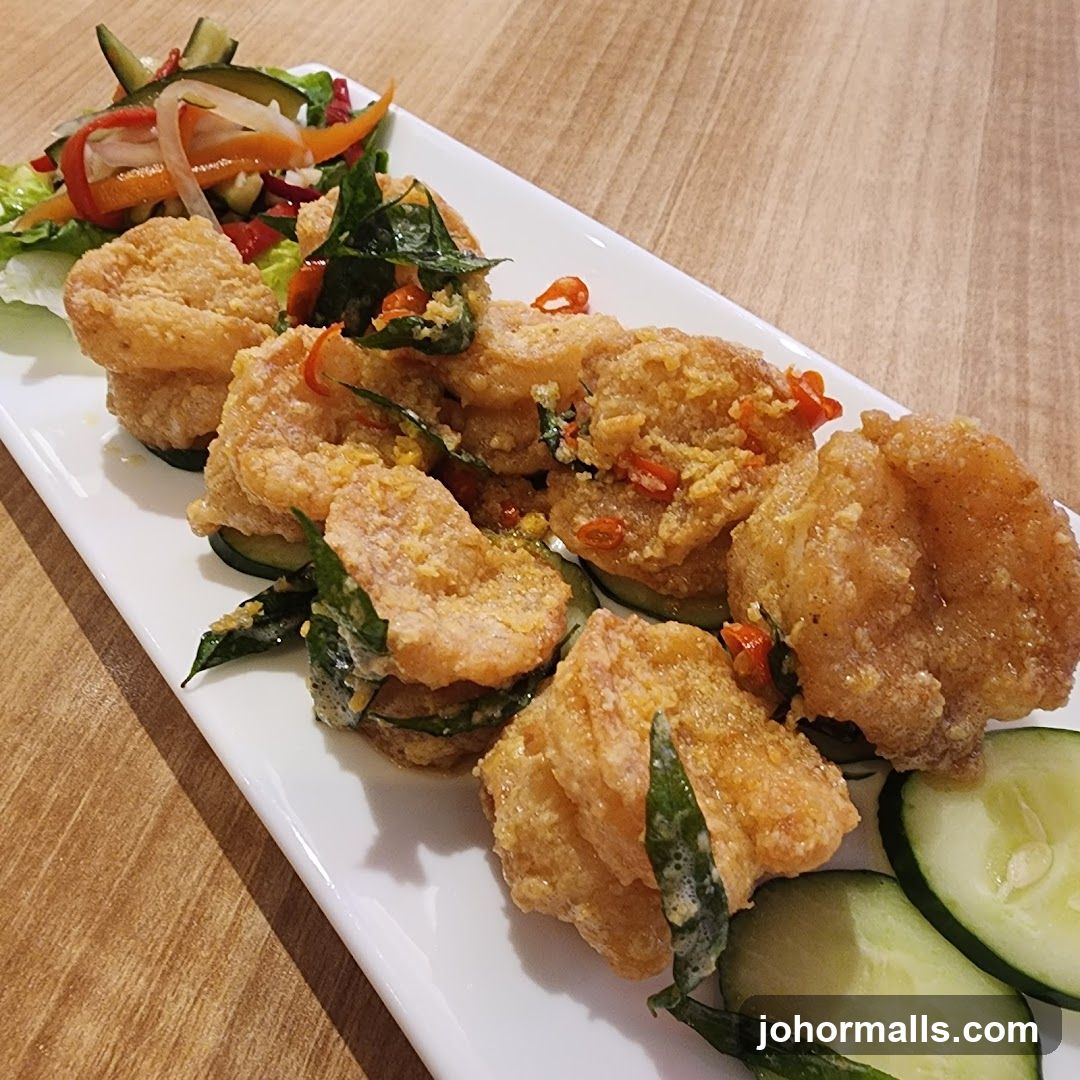 Salted Egg Yolk Prawns