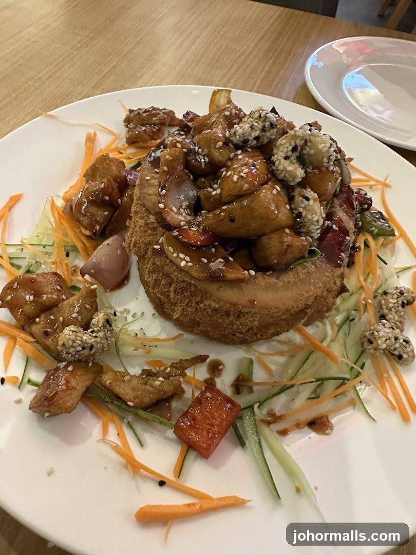 Crispy Fried Dish with Vegetables