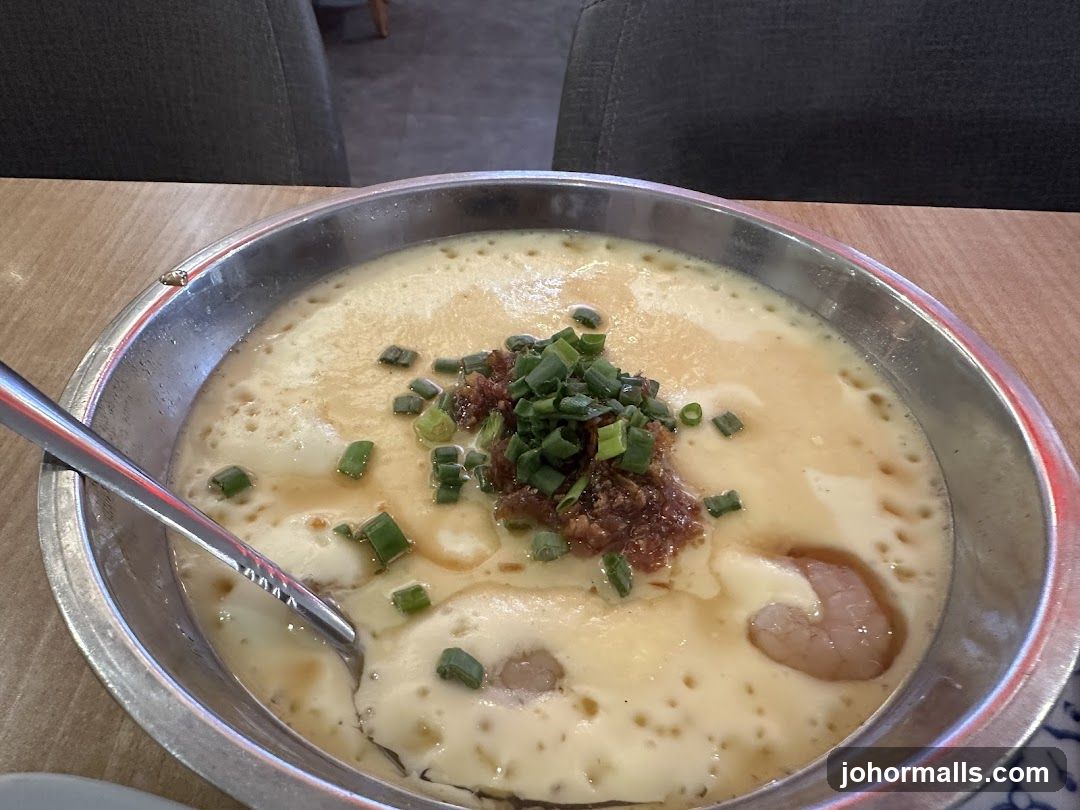 Steamed Egg Custard with Shrimp