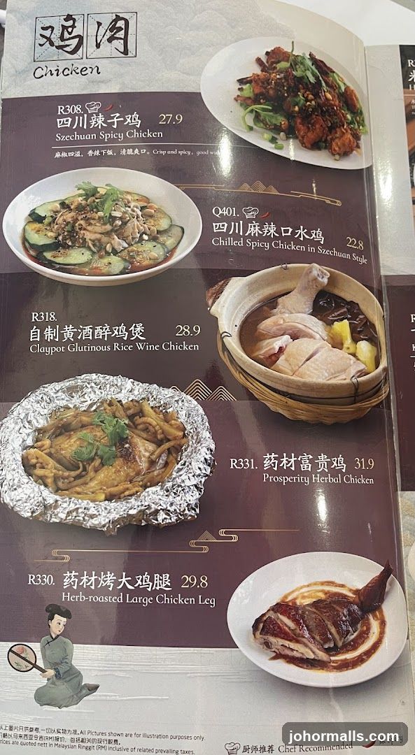 Chicken Menu