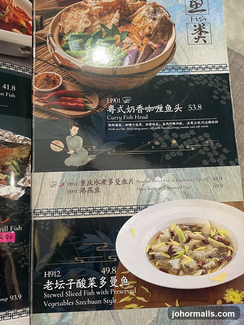 Fish Menu