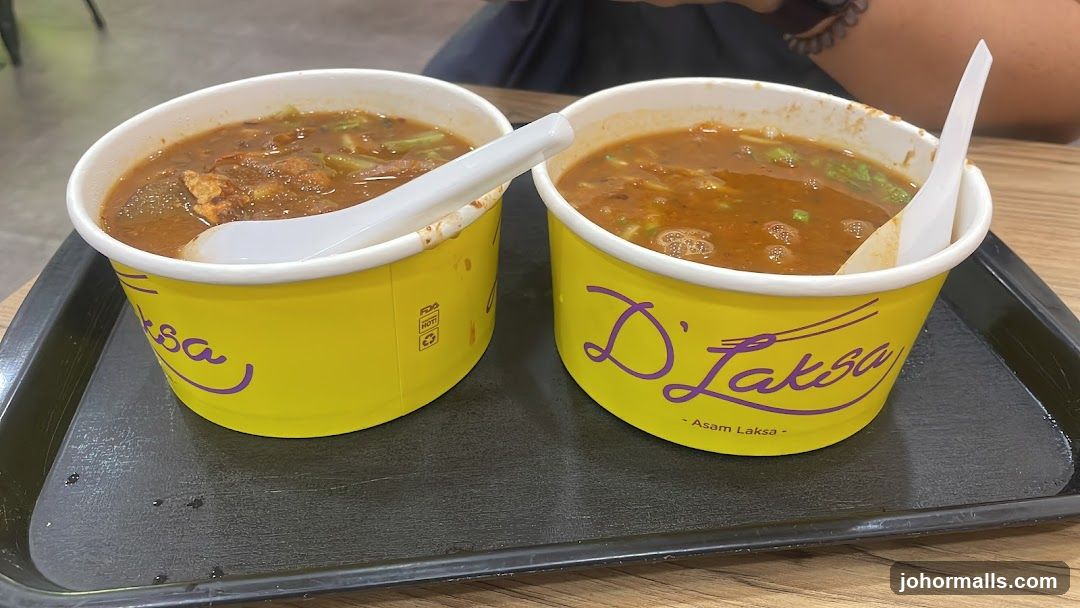Two bowls of Asam Laksa