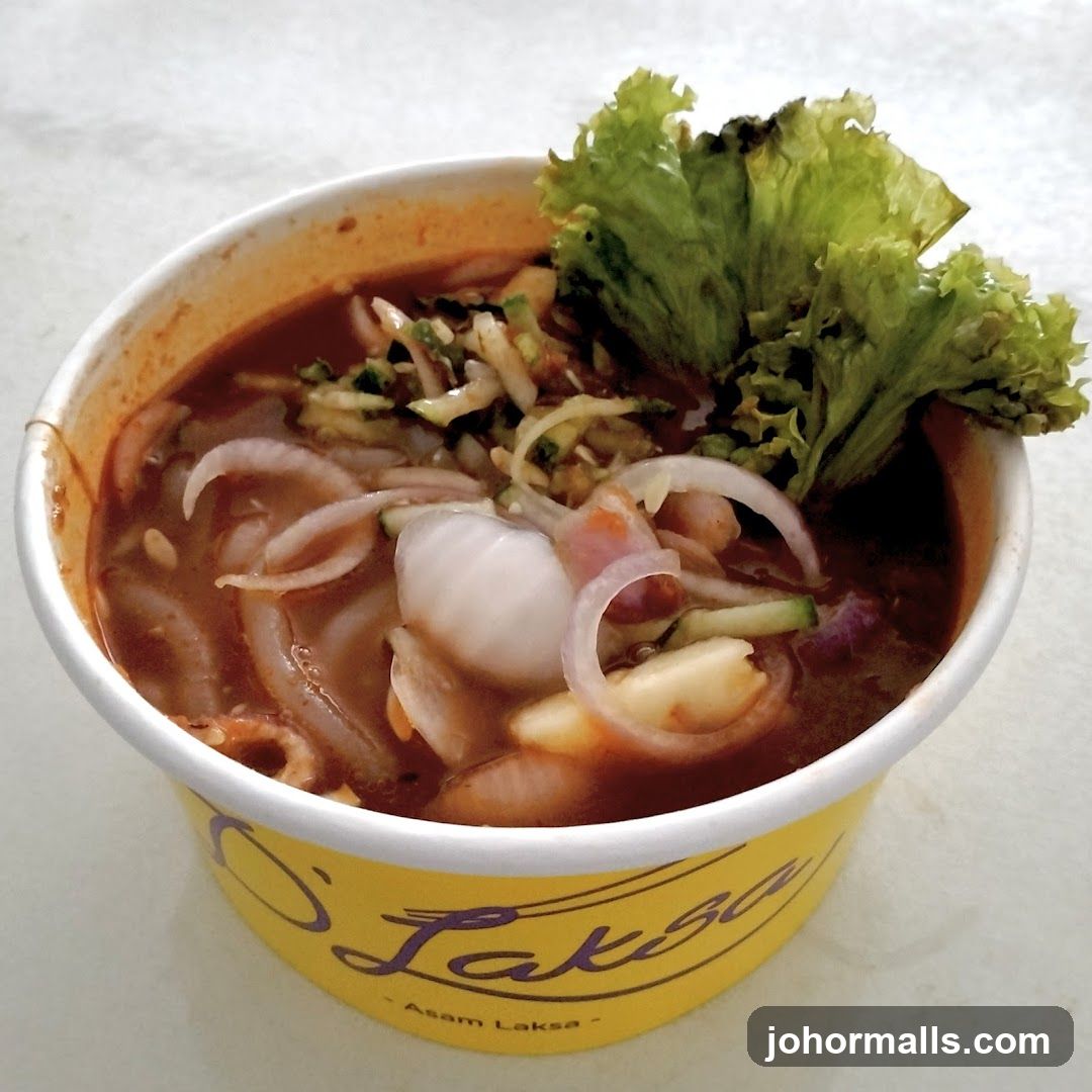 Laksa in a bowl