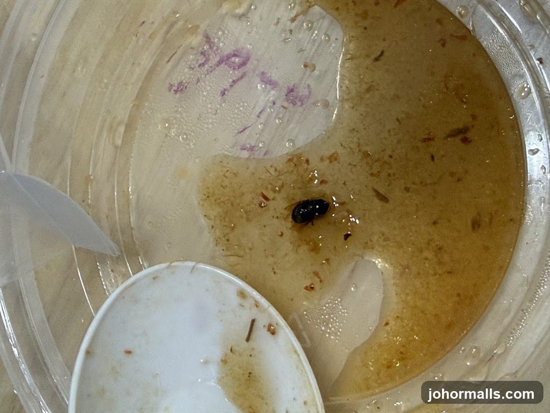 Bug in food container