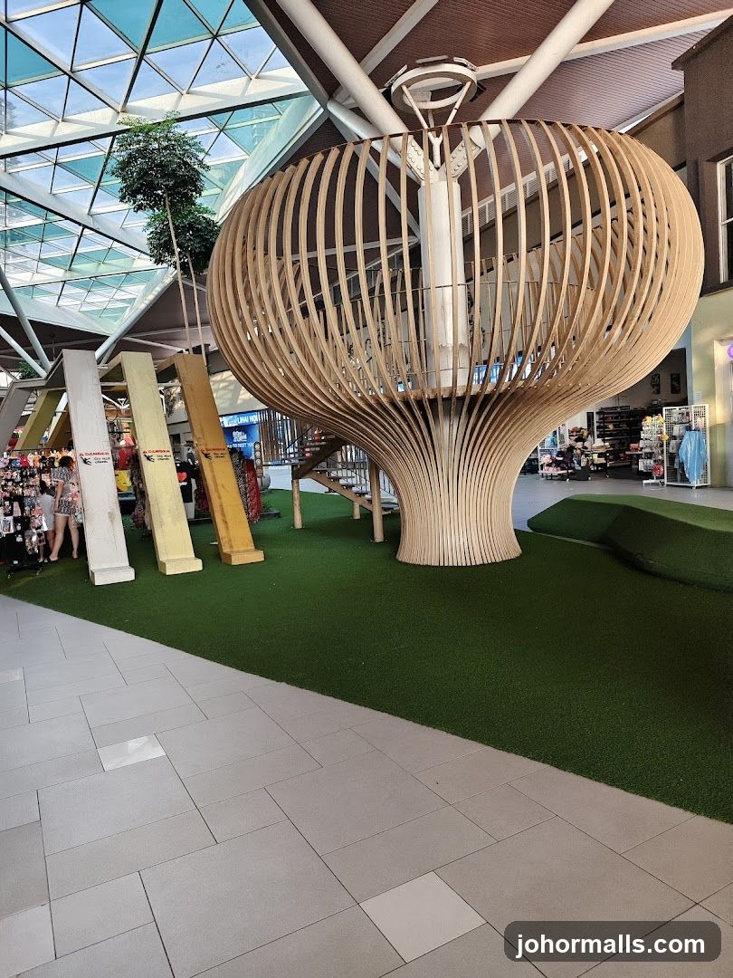 Indoor Play Area with Wooden Structure