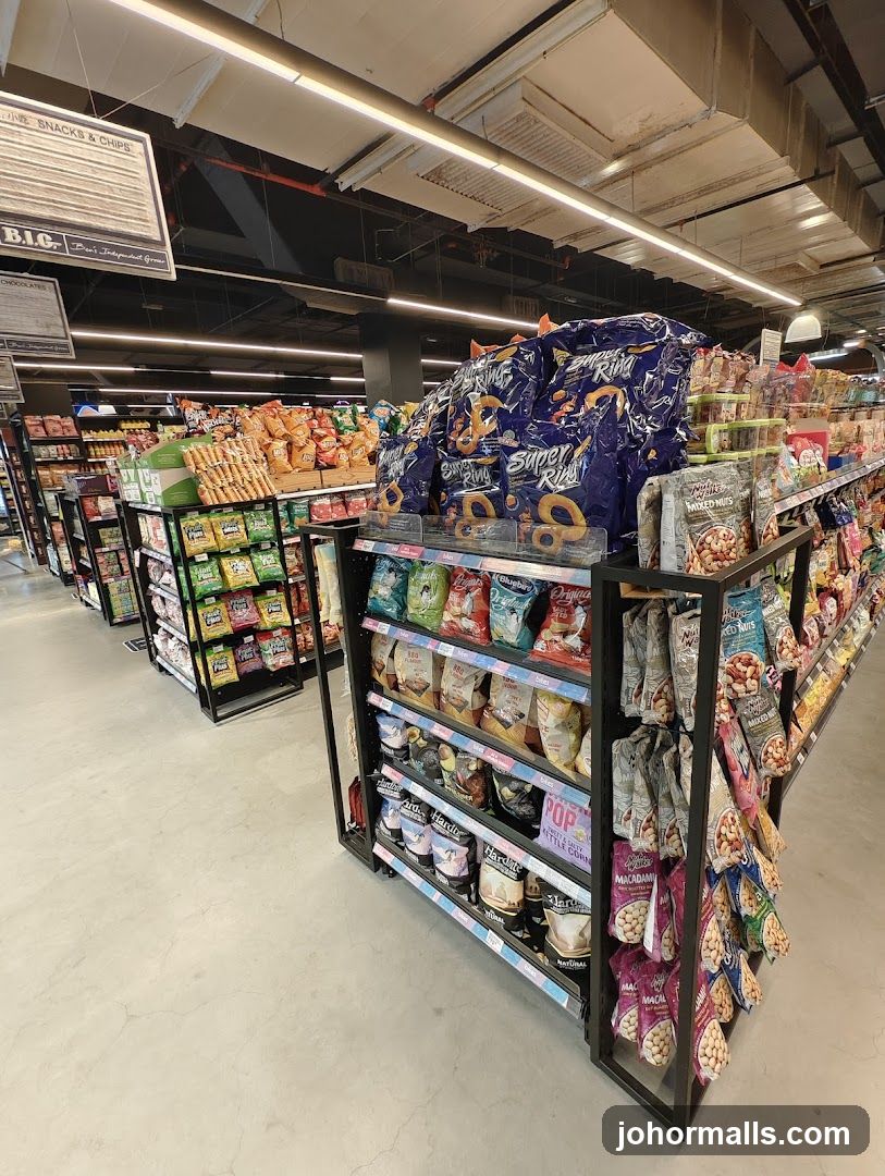 Snack Aisle in a Store