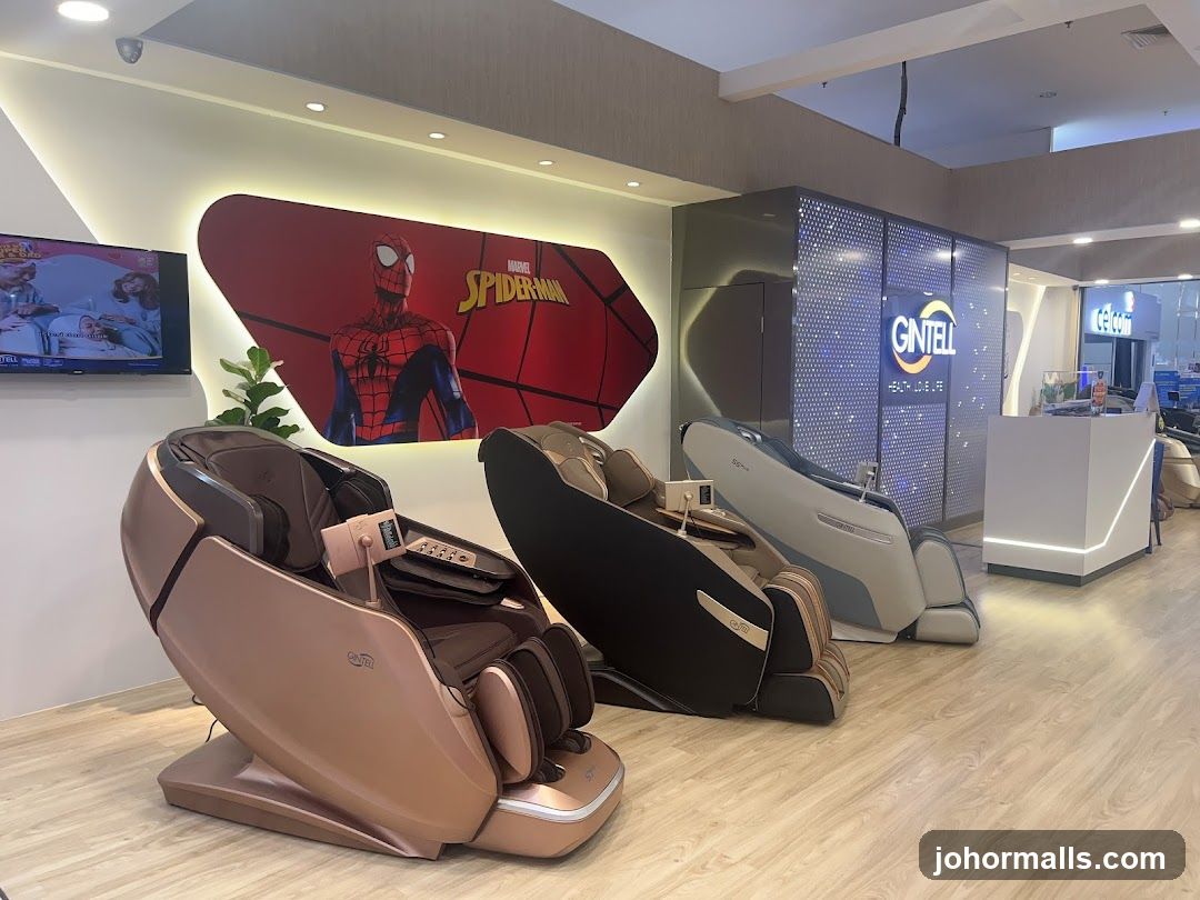 Massage Chairs in a Store