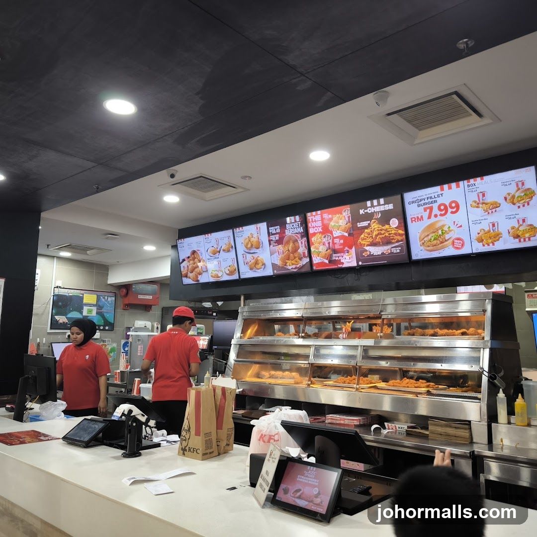 KFC Counter with Menu Boards