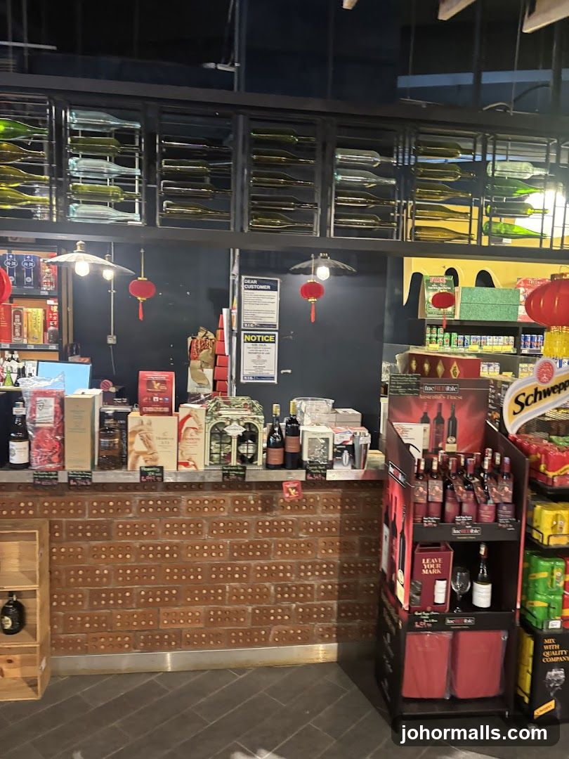 Wine and Liquor Display