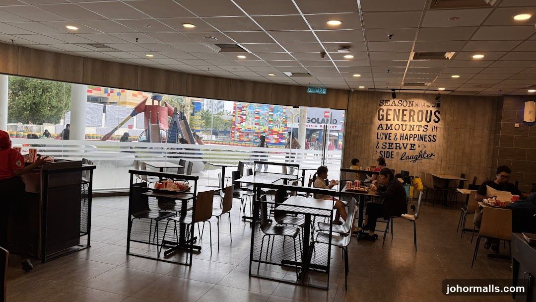 Restaurant Interior with Play Area View