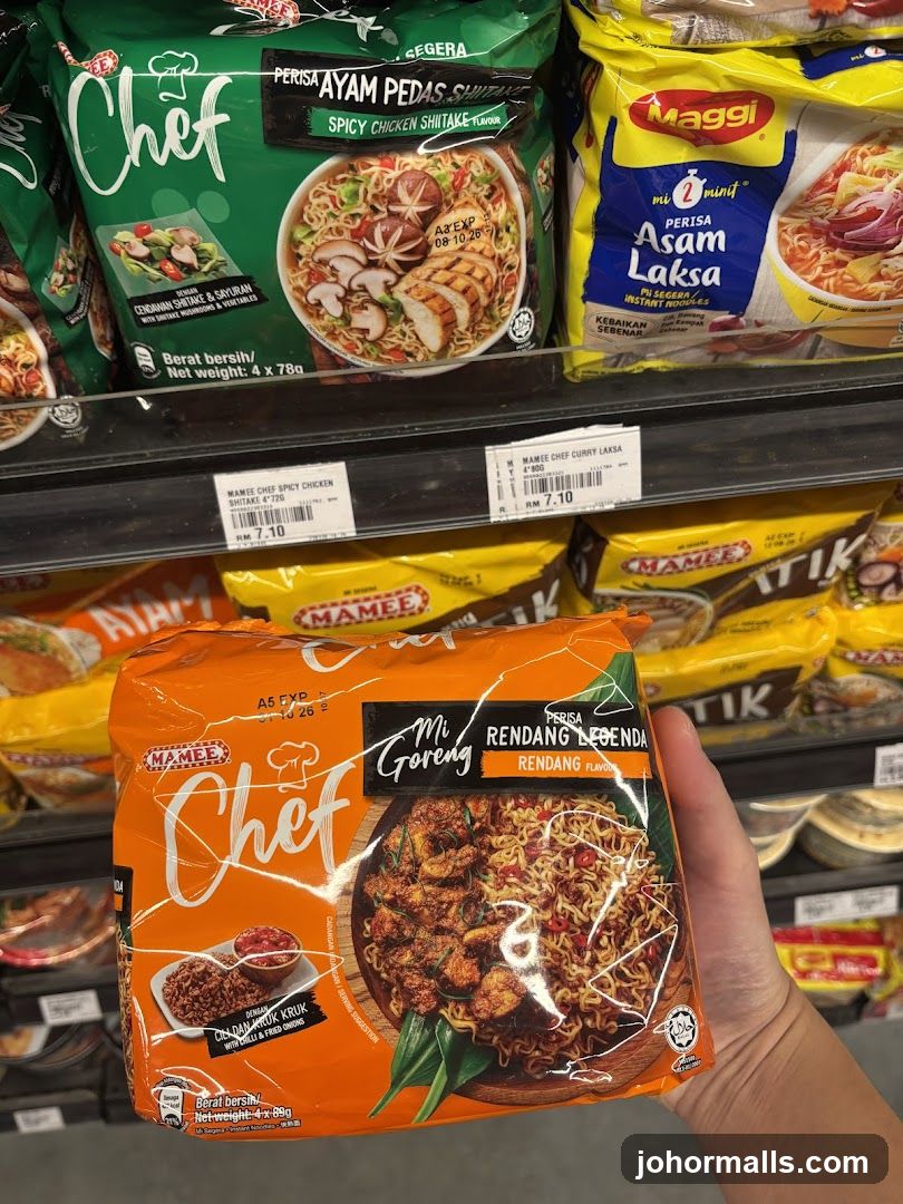 Instant Noodles Display