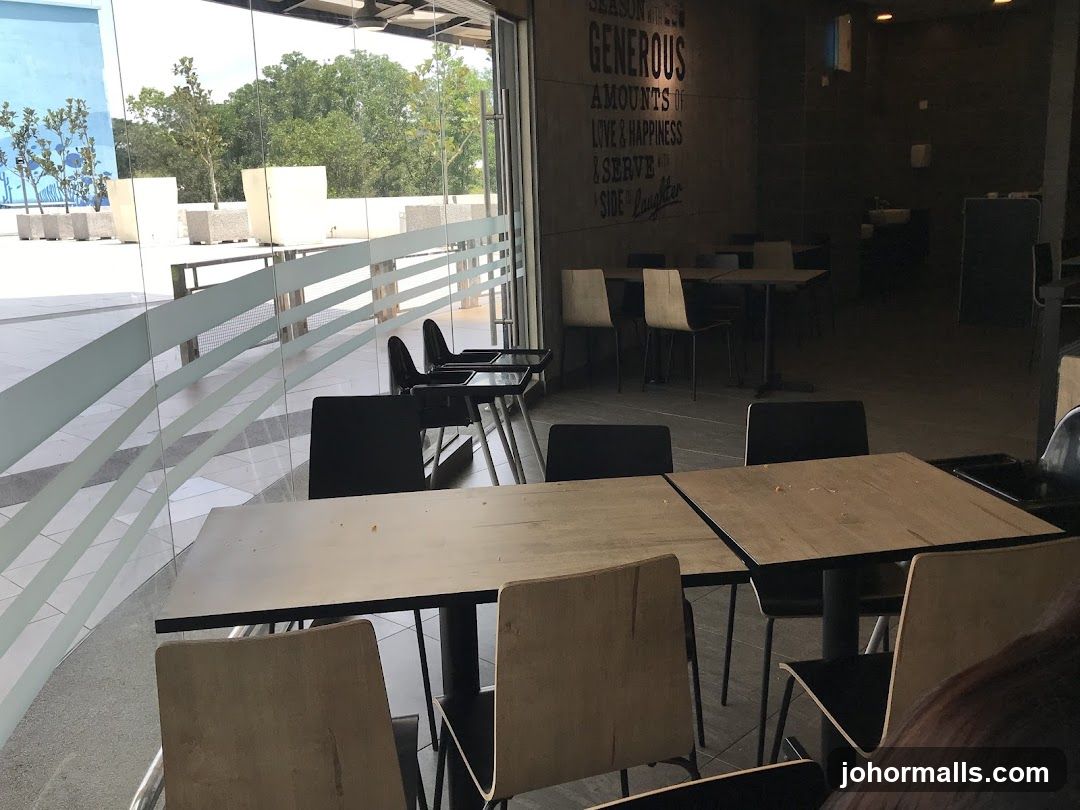 Restaurant Interior with Tables and Chairs