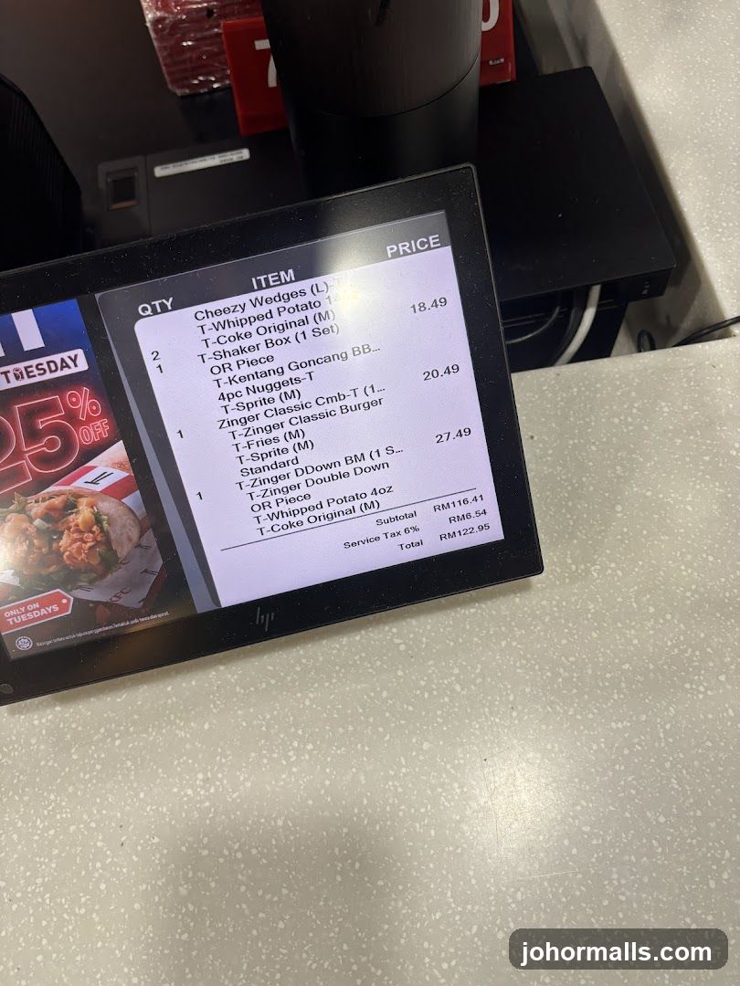 Order Summary Screen