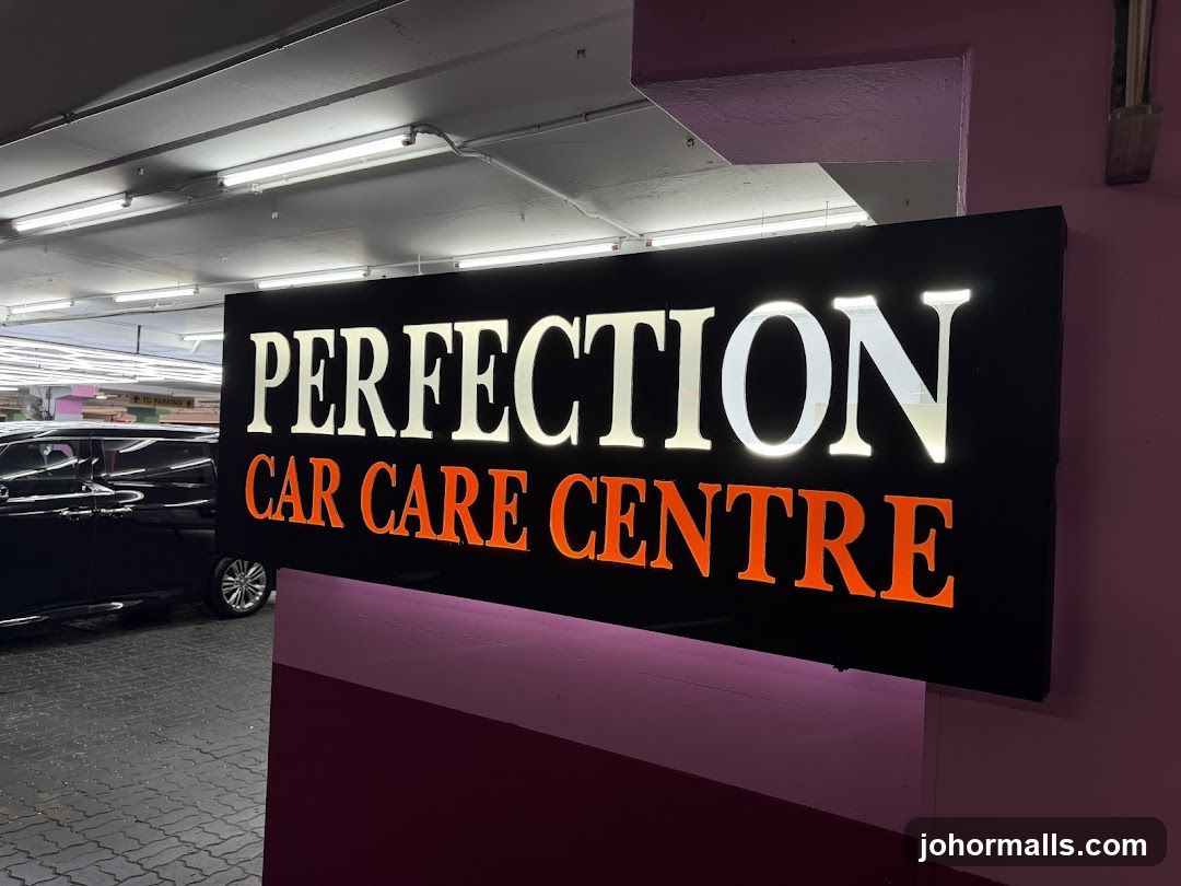 Perfection Car Care Centre Sign